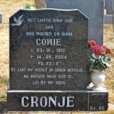 CRONJÉ Cowie 1912-2004