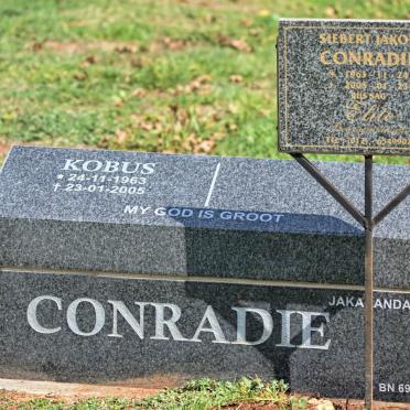 CONRADIE Siebert Jakob 1963-2005