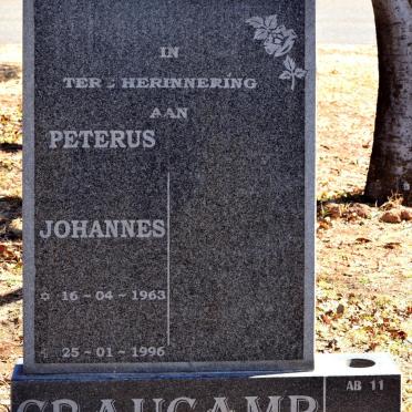 CRAUCAMP Peterus Johannes 1963-1996