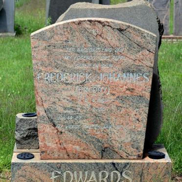 EDWARDS Frederick Johannes 1966-1997