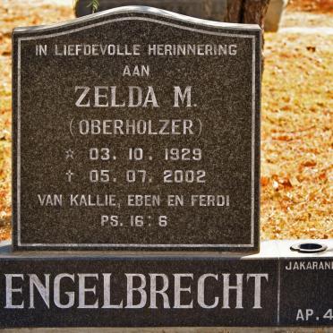 ENGELBRECHT Zelda M. nee OBERHOLZER 1929-2002