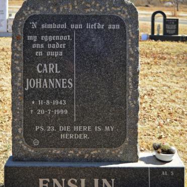 ENSLIN Carl Johannes 1943-1999