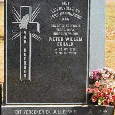 HEERDEN Pieter Willem Schalk, van 1951-2006
