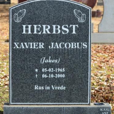 HERBST Xavier Jacobus 1965-2000