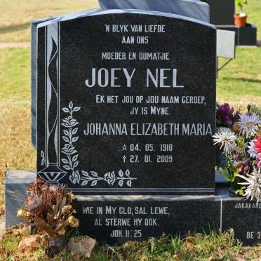 NEL Johanna Elizabeth Maria 1918-2009