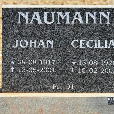 NAUMANN Johan 1917-2001 &amp; Cecilia 1920-2005