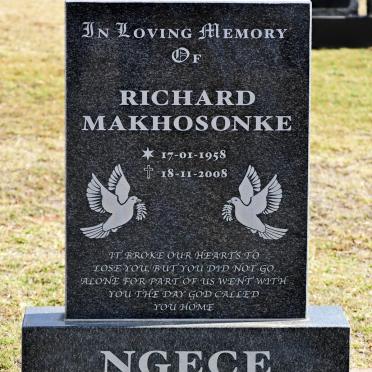 NGECE Richard Makhosonke 1958-2008