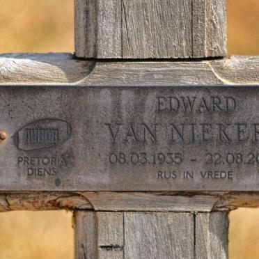 NIEKERK Edward, van 1935-2006