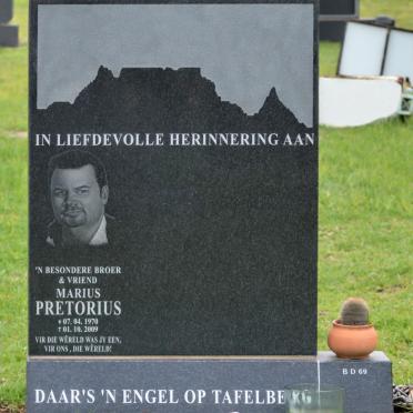 PRETORIUS Marius 1970-2009