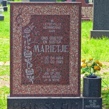 PRINSLOO Marietjie 1964-1995