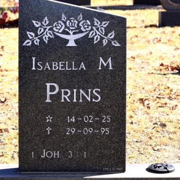 PRINS Isabella M. 1925-1995