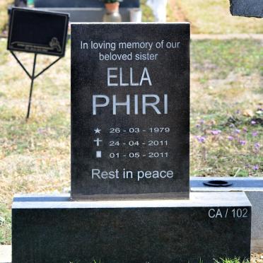 PHIRI Ella 1979-2011