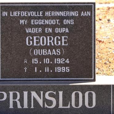 PRINSLOO George 1924-1995