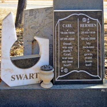 SWART Carl 1934-2000 &amp; Hermien 1938-2000