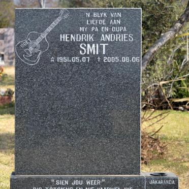 SMIT Hendrik Andries 1951-2005