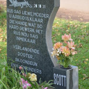 SCOTT Mam 1931-2001
