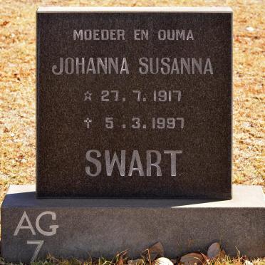 SWART Johanna Susanna 1917-1997