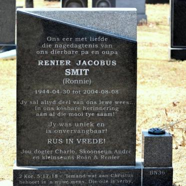 SMIT Renier Jacobus 1944-2004