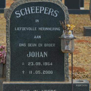 SCHEEPERS Johan 1964-2000