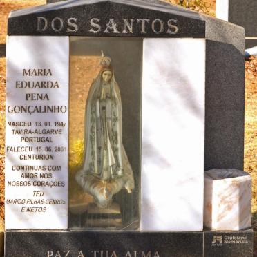 SANTOS Maria Eduarda Pena Gonçalinho, dos 1947-2001