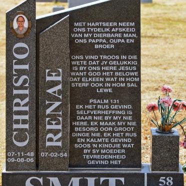 SMIT Christo 1948-2006 &amp; Renae 1954-
