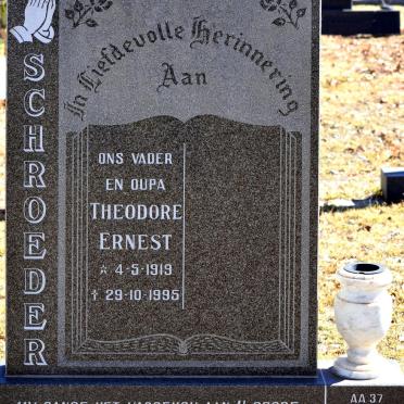 SCHROEDER Theodore Ernest 1919-1995