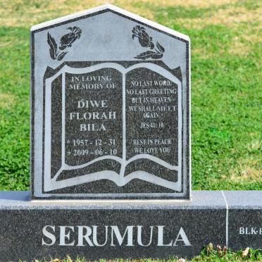 SERUMULA Diwe Florah Bila 1957-2009