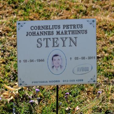 STEYN Cornelius Petrus Johannes Marthinus 1944-2011
