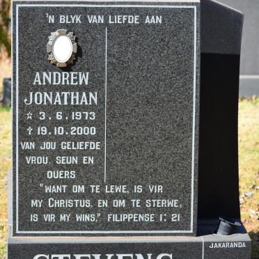 STEVENS Andrew Jonathan 1973-2000