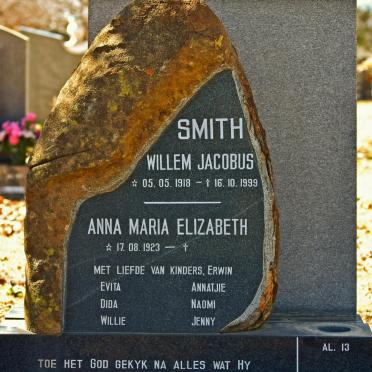 SMITH Willem Jacobus 1918-1999 &amp; Anna Maria Elizabeth 1923-