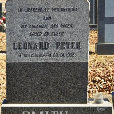 SMITH Leonard Peter 1946-1995