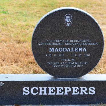 SCHEEPERS Magdalena 1912-2007