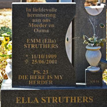 STRUTHERS E.M.M. 1909-2001