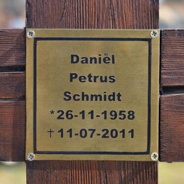 SCHMIDT Daniël Petrus 1958-2011