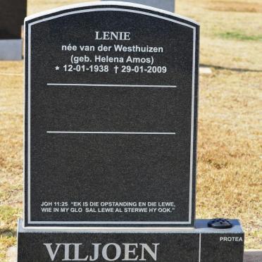 VILJOEN Helena, formerly VAN DER WESTHUIZEN, nee AMOS 1938-2009