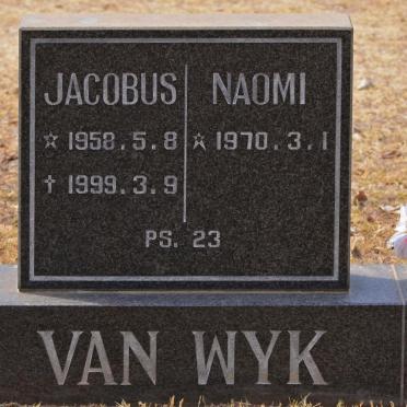 WYK Jacobus, van 1958-1999 &amp; Naomi 1970-