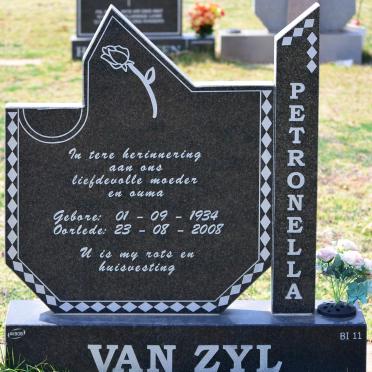 ZYL Petronella, van 1934-2008