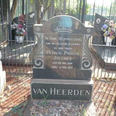 HEERDEN Petrus Paulus Jacobus, van 1894-1957