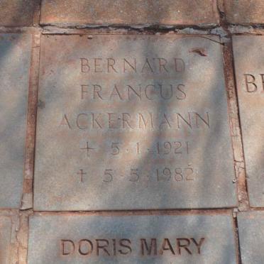 ACKERMANN Bernard Francus 1921-1982