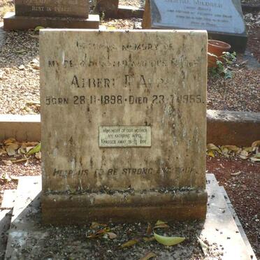 APPEL Albert P. 1898-1955 &amp; Ivy Kathrine -1991