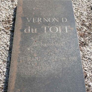 TOIT Vernon D., du 1921-2001