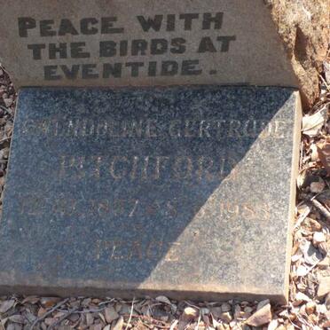 PITCHFORD Gwendeline Gertrude 1897-1983