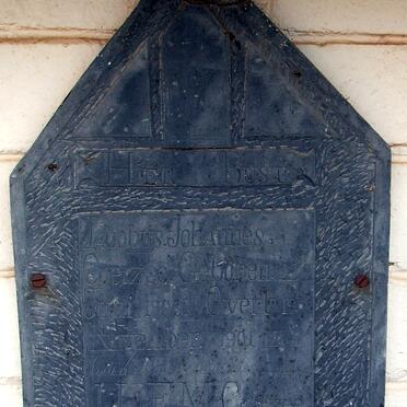 COETZEE  Jacobus Johannes 1900-1901