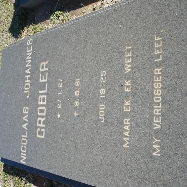 GROBLER Nicolaas Johannes 1927-1981  