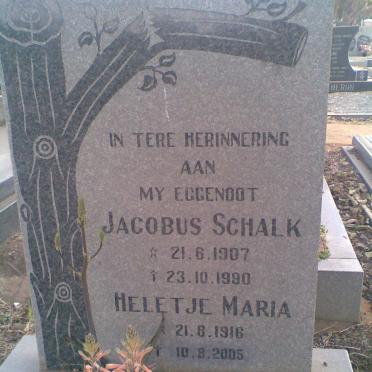 HEERDEN Jacobus Schalk, van 1907-1990 &amp; Heletje Maria 1916-2005