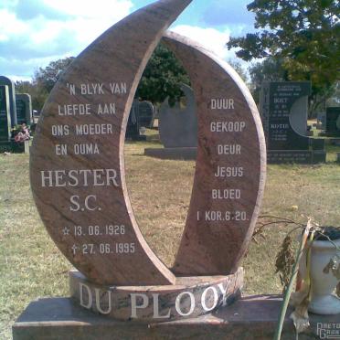 PLOOY Hester S.C., du 1926-1995