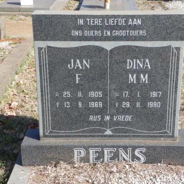 PEENS Jan F. 1905-1969 &amp; Dina M.M. 1917-1990