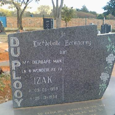 PLOOY Izak, du 1959-1994
