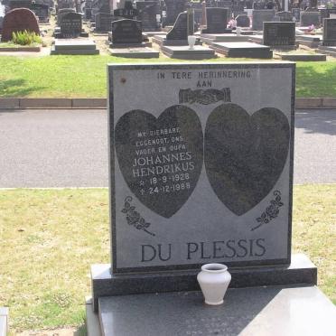 PLESSIS Johannes Hendrikus, du 1928-1988