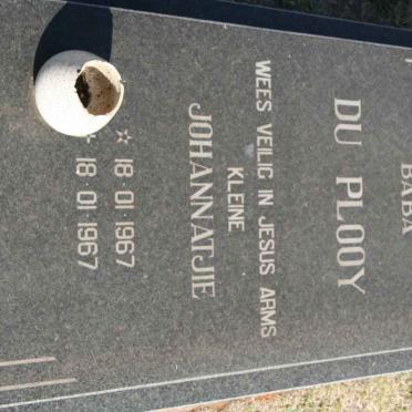 PLOOY Johannatjie, du 1967-1967